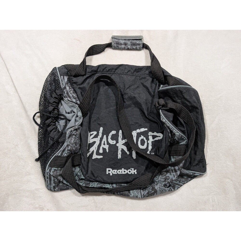 Vintage 1991 Official Reebok Blacktop Nylon Basketball Gym Duffle Bag RARE
